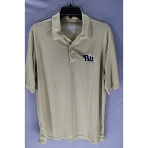 Augusta Sportswear Pittsburgh University Golf Polo Gold Size Medium